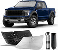 Zanch Windshield Sun Shade Umbrella Custom-Fit for Ford F-150 2011-2026 | [99% UV Protection, Up to 75℉ Cooler]Heat Reflection, Sturdy Frame, Scratch-Free Interior, Foldable Front Sunshade Umbrella by Zanch