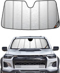 Pigenius Windshield Sunshade for Chevy/GMC Colorado/Canyon 2023-2026, Metallic Silver Finish by Pigenius