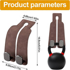 Car Purse Hook Purse Hook for Car Seats Headrest Car Seat Hooks,Heavy Duty Vehicle Organizer for Handbags, Groceries, Purses, Keep Car Tidy (Brown, 2 Pack) - Image 2