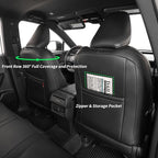 Custom Seat Covers for Toyota 2021-2026 Corolla Hatchback (Full Set,Black) | 1:1 Custom Fit,Factory Look,Easy Installation,Waterproof & Easy to Clean,Faux Leather,Breathable / Pet Friendly - Image 5