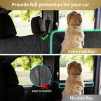 F-color SUV Cargo Liner for Dogs - Trunk Cover with Bumper Flap Protector | Waterproof Pet Cargo Cover with Side Flaps, Dog Car Seat Cover with Non-Slip Trunk Mat, Prevents Scratches Pet Hair Mud Dirt - Image 4