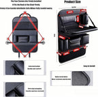 1 Pack - Car Organizer, Back Seat Car Organizer, Back Seat Organizer, Seat Organizer, Car Organizer and Storage Box.(Brown) - Image 7
