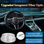 DEHERANE Interior Car LED Strip Lights, APP& RF Remote Control | 6 in 1 Car Ambient Lighting Kit with 315 inches Integrated Fiber Optic, 16 Million Colors Car LED Lights, Sync to Music - Image 4