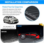 Powerty Trunk Mat for Honda Fit 2015-2020, All Weather TPE Cargo Mat Liner for Fit Rear Trunk - Image 4