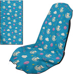 Horeset Planet Cat Sweat Towel Seat Cover Stain Resistant Sports Towel Seat Protection Easy Install Front Car Seat Cover for Yoga Camping Swim Car Seat Cover Protector by Horeset