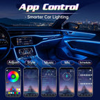 Interior Car LED Strip Lights, RGB 6 in 1 Car Ambient Lighting Kit | 16 Million Colors, Music & Mic Mode, Remote Control, Easy Installation, Plug and Play, LED Lights for Car Accessories - Image 6