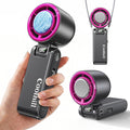 Pro Handheld Portable fan with Turbo Cooling, Speed(1-199) 5500mAh | 20000 RPM Hand Held Fan Rechargeable Powerful Mini Personal fan for Travel, Outdoor, Beach & Makeup by StayCoolontheGo