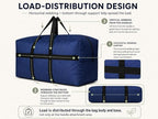 YiKitHom Extra Large Storage Duffle Bag for Travel, Orange Oversized Giant Big Traveling Duffle Bag - Image 5