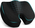 Seat Cushion, Office Chair Cushions, Car Seat Cushion, Non-Slip Sciatica & Back Coccyx Tailbone Pain Relief Chair Pad for Computer Desk, Wheelchair, Driving (Black, X-Large) | for Car Seat, Airplane, Desk Chair - Sciatica & Hip & Coccyx Pain Relief Cus... by TushGuardSeatCushonsPillows