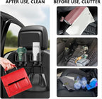 OFBAND 2PCS Multifunctional Car Cup Holder + Car Phone Holder + Car Purse Hook,Hanging Back Seat Car Organizer with Headrest Hooks,Universal Car Organizer Car Accessories Interior - Image 4