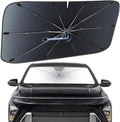 Windshield Sun Shade Umbrella for Hyundai Kona 2024-2026 Front Window | Heat-Reflective Window Shade, Umbrella Sunshade Cover Blocks Heat, Protects Interior, Vehicle-Specific Precision Fit by Fshaanys