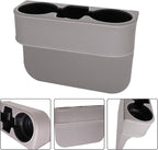 Car Seat Gap Filler Organizer with Cup Holder, Gray - Image 4