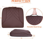 kingphenix Memory Foam Car Seat Cushion for Driving Comfort and Office Use | Coccyx and Lower Back Pressure Relief, Non-Slip Seat Cushion for Cars, Trucks, SUVs, Long Drives and Office Chairs, Brown - Image 8