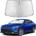 Autovir Windshield Sun Shade Fit for 2025 2026 Kia K4 | Sunshade, Front Car Window Shades Sun Visor, Blocks UV Rays & Heat, Car Accessories by Autovir