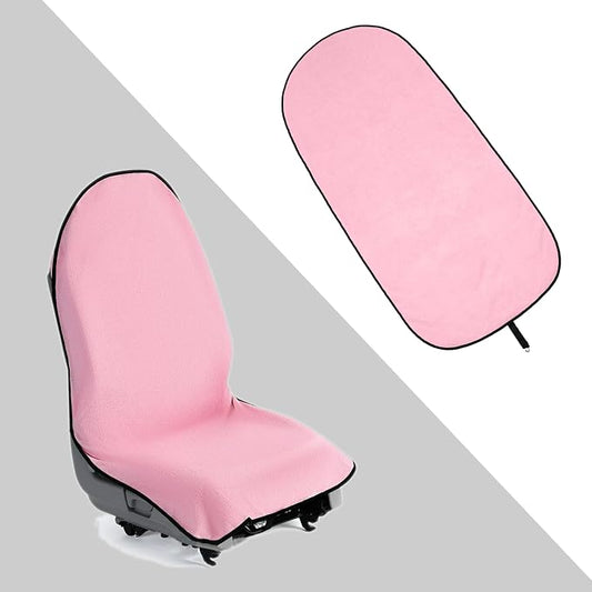 Waterproof Towel Car Seat Cover, Sweatproof Non Slip Towel Carseat Cover, Machine Washable Vehicle Bucket Frontseat Protector Accessories, Universal for SUV, Sedan, Truck (Pink) by Unknown