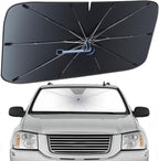 Windshield Sun Shade Umbrella for GMC Envoy 1996-2009 Front Window Shield | Heat-Reflective Window Shade, Umbrella Sunshade Cover Blocks Heat, Protects Interior, Vehicle-Specific Precision Fit by Fshaanys