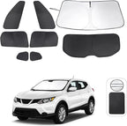 TINGLU Window Shades for Nissan Rogue Sport(Not for Rogue) 2017-2024 8PCS Accessories Car Side Full Windows Rear Triangular Windshield Sun Shade Sun UV Rays & Privacy Protection for Camping,Napping by TINGLU