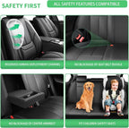 Fit Ariya Car Seat Covers for Nissan Ariya 2023 2024 2025 2026 -Upgraded Premium Waterproof & Breathable Leather,Airbag Compatible,All-Weather Seat Cushion Protector,Full Set,Black - Image 5