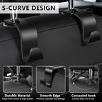 DTDNZKN 8-Pack Car Seat Back Storage Hook | Auto Seat Hook Hangers Storage Organizer Interior Accessories for Purse Coats Umbrellas Grocery Bags Handbag - Image 3