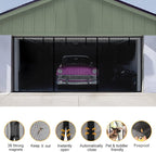 Garage Door Screen for 2 Car Garage, Sunmoxia 16x7Ft Fiberglass Mesh Door Screen with Closure Weighted Bottom, Durable Magnetic Heavy Duty Screen Door Curtain Cover Kit with 6 Strapping Tapes - Image 2