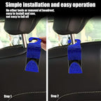 OSIFIT 2PCS Car Seat Hooks, Bling Car Rhinestone Headrest Hooks, Universal Bling Car Interior Accessories, for Handbag, Clothes, Purse, Water Bottle (Blue) - Image 6