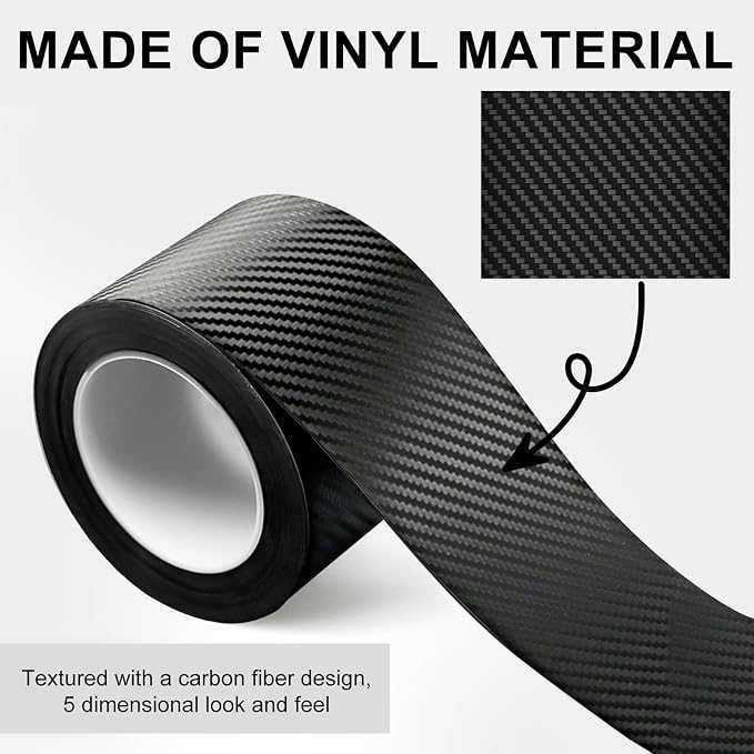 Storystore Car Door Edge Guard, 4 in x 33 Ft Black Door Edge Protector | Self-Adhesive Protective Strip for Door Edges, Door Sills, Bumpers, Scratch and Chip Protection - Image 4