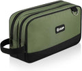 12" Small Tool Bag, Divider Zipper Pouch Tool Box Organizer | Waterproof, Heavy-duty Oxford, Smooth Zipper, Handle & D-Ring, Storage Case for Car Work Tool. Electrician Gift,Green by UUP