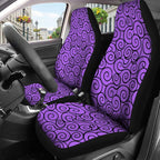 GENANY Fantasy Fruit Emblems Car Seat Covers, 2-Piece Front Seat Set | 2-piece polyester front seat cover set, each 49.5 x 19.6 inches, with adjustable straps and hooks - Image 3