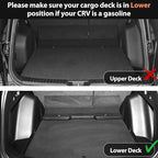 AUXKO All Weather Cargo Mat for Honda CRV 2023 2024 2025 2026 Gas | High Wall,All-Weather,All Season,Odorless,Anti Slip,Rain&Salt Resistant,TPE Material,Black,Accessories,Pet Friendly - Image 4