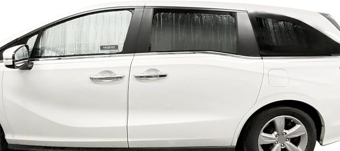 Side Window Rear Seat 2nd Row Sunshade Custom Fit for 2018 2019 2020 2021 2022 2023 2024 2025 2026 Honda Odyssey Minivan, UV Reflector Sun Protection Accessories (Set of 2) - Image 4