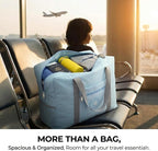 Backless Booster Seat Travel Bag, Blue | For Airport, Booster Seat Cover, Airplane Travel - Image 7