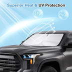 Windshield Sun Shade for 2025 2026 Toyota Camry | Foldable, Full covered for windshield, Block UV Rays, Heat Reduction, Easy to install, Keeps Car Cooler - Image 2