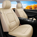 Fit for Tacoma Seat Covers Compatible with Toyota Tacoma 3rd gen 2016-2023 - Waterproof Breathable Leather Automotive Seat Cushions Protector,Airbag Compatible,Full Set 5 Seats(Beige) by Unknown