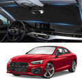Sun Shade for A4/S4 2017-2024 2025 2026 Windshield Sunshade Window Cover | for Audi A4/A4 allroad, A4 Quattro/S4 Foldable Front Retractable Sun Visor Interior Protector by BOODANCARS