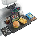 Car Back Seat Tray Table, Stable Foldable Auto Backseat Food Trays Desk for Rear Passenger Road Trip Eating & Work, Multifunctional Adjustable Travel Tray with Phone Drink Holder for Laptop iPad by EverywhereWeGo