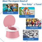 SunnySmile,Travel Potty,Car Potty for Toddler,Portable Toilet for Kids | Portable Toilet for Kids with 45 Liners,for Toddler Travel, Camping, Foldable, Indoor/Outdoor Use - Image 4