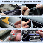Interior Car LED Strip Lights, 9 in 1 RGB Wireless Ambient Lighting Kit | APP/Remote/Button Control, USB 12V, 16 Million Colors & 29 Modes, Inside Car Lighting Accessories - Image 5
