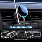 for Mag-Safe Car Mount Charger Dash Windshield Vent Magnetic Phone Holder | Wireless Car Charger with LED Light Car Phone Holder for iPhone 17 16 15 14 13 12 Series for MagSafe Red - Image 6