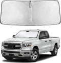Autovir Windshield Sun Shade Fit for 2019-2024 2025 2026 Dodge RAM 1500 | Sunshade, Front Car Window Shades Sun Visor, Blocks UV Rays & Heat, Car Accessories by Autovir