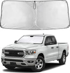 Autovir Windshield Sun Shade Fit for 2019-2024 2025 2026 Dodge RAM 1500 | Sunshade, Front Car Window Shades Sun Visor, Blocks UV Rays & Heat, Car Accessories by Autovir