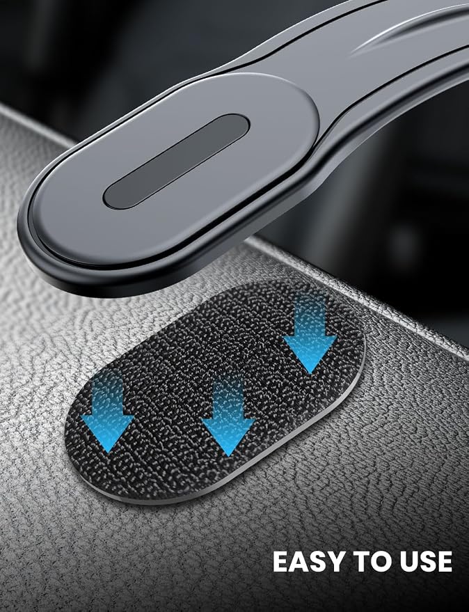 2.83" X 1.77" 2 Pack Single-Sided 3M VHB Adhesive Pad with Loop Strip | Sticker Pad Replacement, Only Compatible with eSamcore #253 Magsafe Car Mount Detachable - Image 4