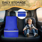 LARIPOP Car Seat Travel Bag for Airplane, Universal Gate Check Car Seat Bag, Padded Backpack with Waist Belt, Reflective Strips & Protective Feet, Fits Infant Convertible Booster Seats, Blue - Image 7