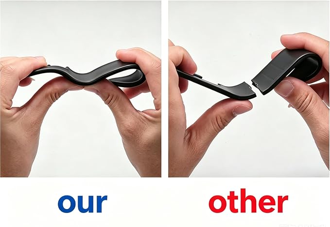 SYSDTTD Headrest Hooks for Car Purse Hook fit Universal Vehicle Car Accessories for Women Purse Holder Black - Image 4