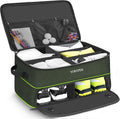 YOREPEK Golf Gifts for Men, 2 Layer Golf Trunk Organizer for 2 Pair Shoes | Waterproof Car Trunk Locker with Separate Ventilated Compartment for Balls, Tees, Clothes, Gloves, Birthday Gifts for Golfers by YOREPEK