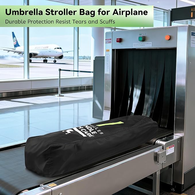 Umbrella Strollers Bag for Airplane, Stroller Travel Bag 42"H x 12"W x 12"D | Stroller Cover Accessories Fit Most Single Umbrella Baby Strollers, Baby Shower Gifts, Flying Essentials Gate Baggage Check - Image 2