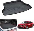 Cartist Cargo Liner Custom Fit for Kia Forte 2019-2024 Accessories All Weather Trunk Mat for Forte Cargo Mat Heavy Duty TPE Anti-Slip High Side by cartist