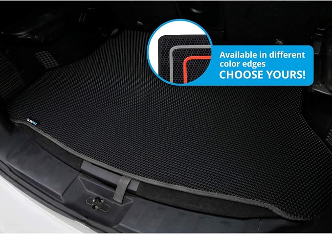 CLIM ART Cargo Liner for Nissan Rogue 2014-2020 Custom Fit Trunk Mat, with Honeycomb Dirtproof & Waterproof Technology - All-Climate, Heavy Duty, Anti-Slip Cargo Liner, Luggage - FL01114214 - Image 3