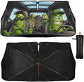 Funny Pickle Car Windshield Sunshade Umbrella Funny Pickle Sun Shade for Car Windshield Umbrella Upgraded Sunshades Blocks UV & Heat Front Window Shades for SUV Sedan Auto by Unknown