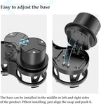 Adjustable Car Cup Holder Expander with Cup Diameter Less Than 2.55inches-fit cola Drink Cups Holder,2 in 1 cupholder for Coffee Cup Holder. (BJ-2390) - Image 8