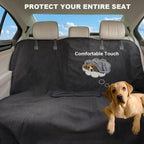 Waterproof Backseat Cover for Car Trucks Van SUV Jeep,Rear Bench Towel Seat Covers,(Grey) - Image 5